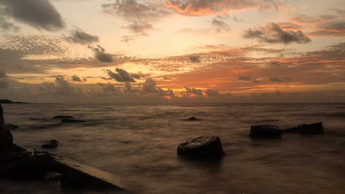 sunrise long exposure hd 4k