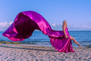 riviera maya flying dress & couple photoshoot