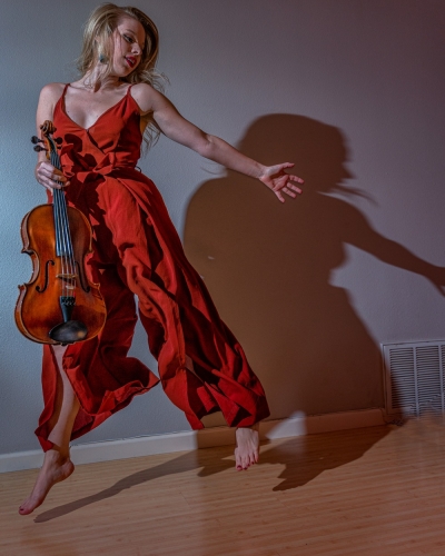 How To Choose The Right Tulum Photographer 13 girl red dress violin -fashion photographer